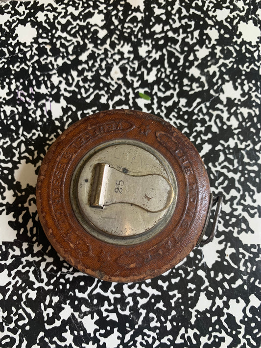 25 ft Tape Measure, Leather Case
