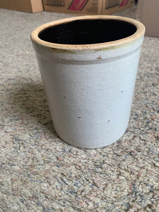 Round Stoneware Crock