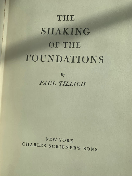 The Shaking of the Foundation, 1948