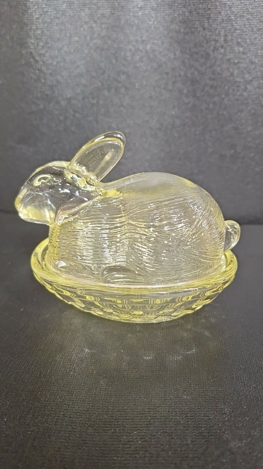 Import Yellow Bunny on Basket