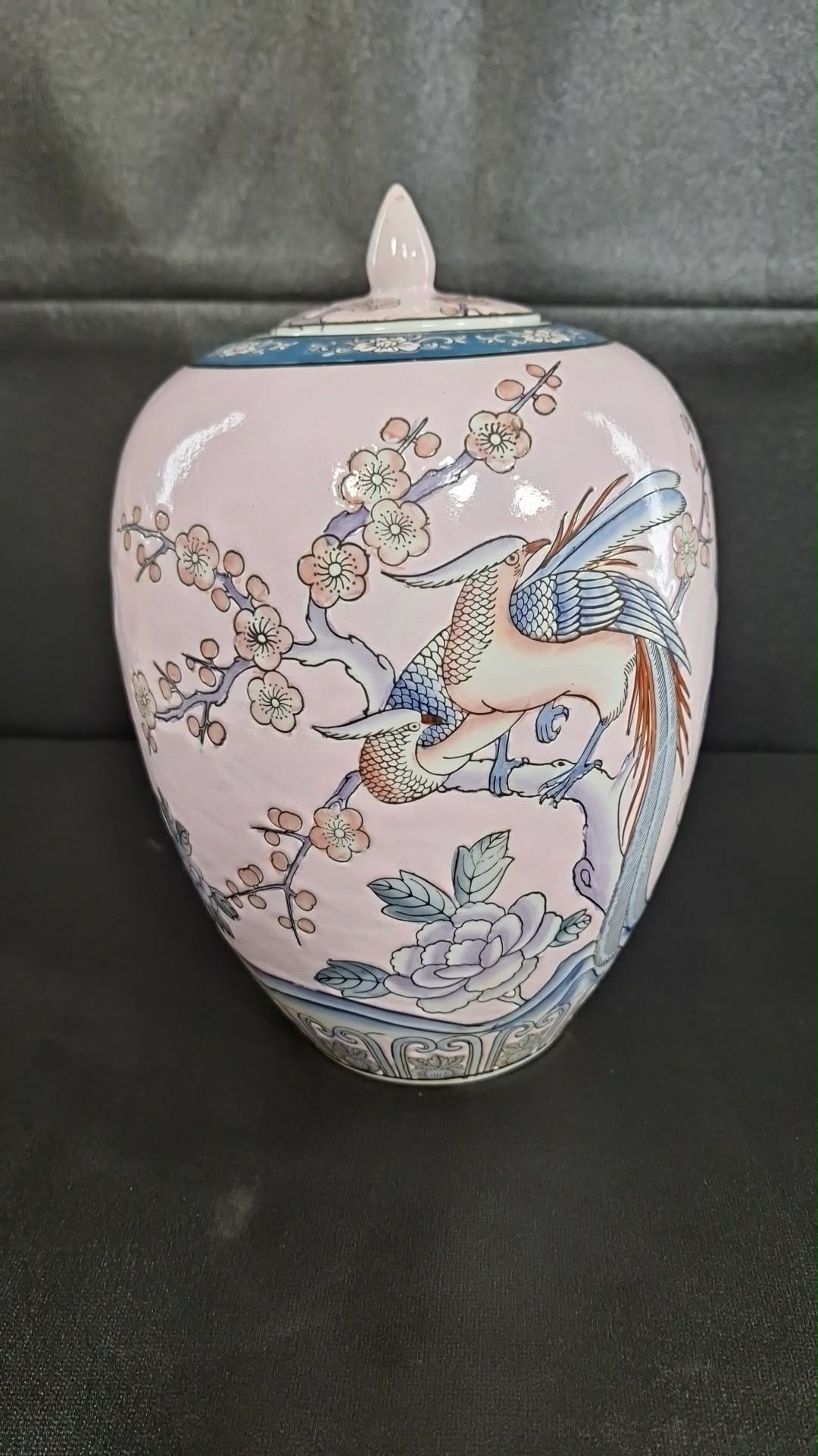 Japanese Porcelain Macau Decorated Urn