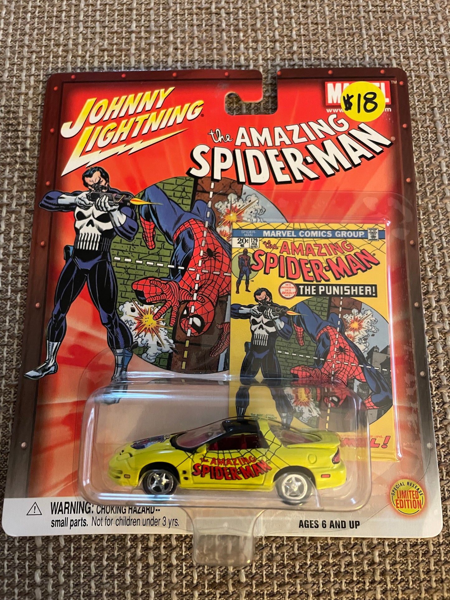 Toy = Johnny Lightning Spiderman Punisher Car