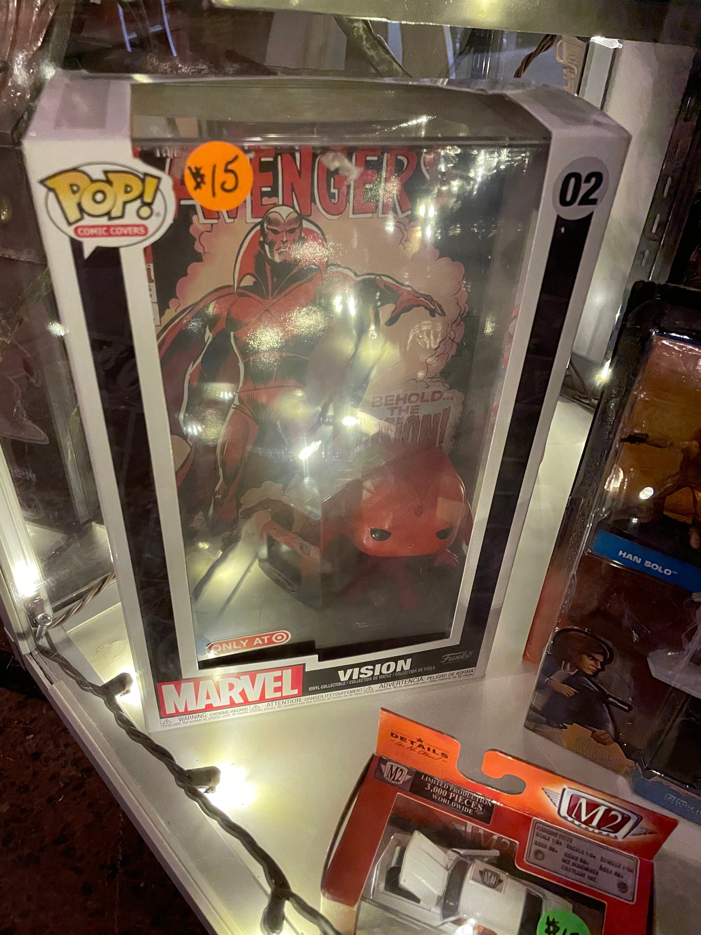 TOY = VISION POP COMIC COVER & FIGURE