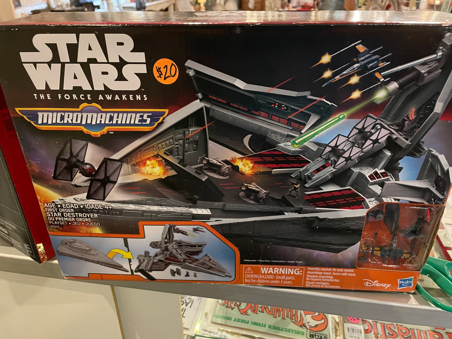 Toy = Star Wars MicroMachines Star Destroyer