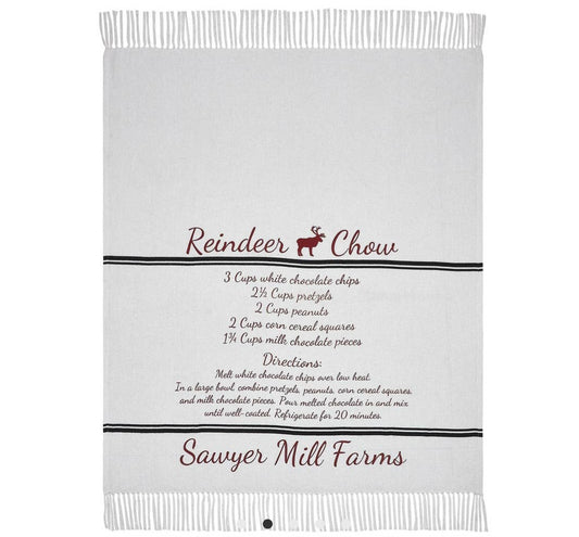 Reindeer chow throw