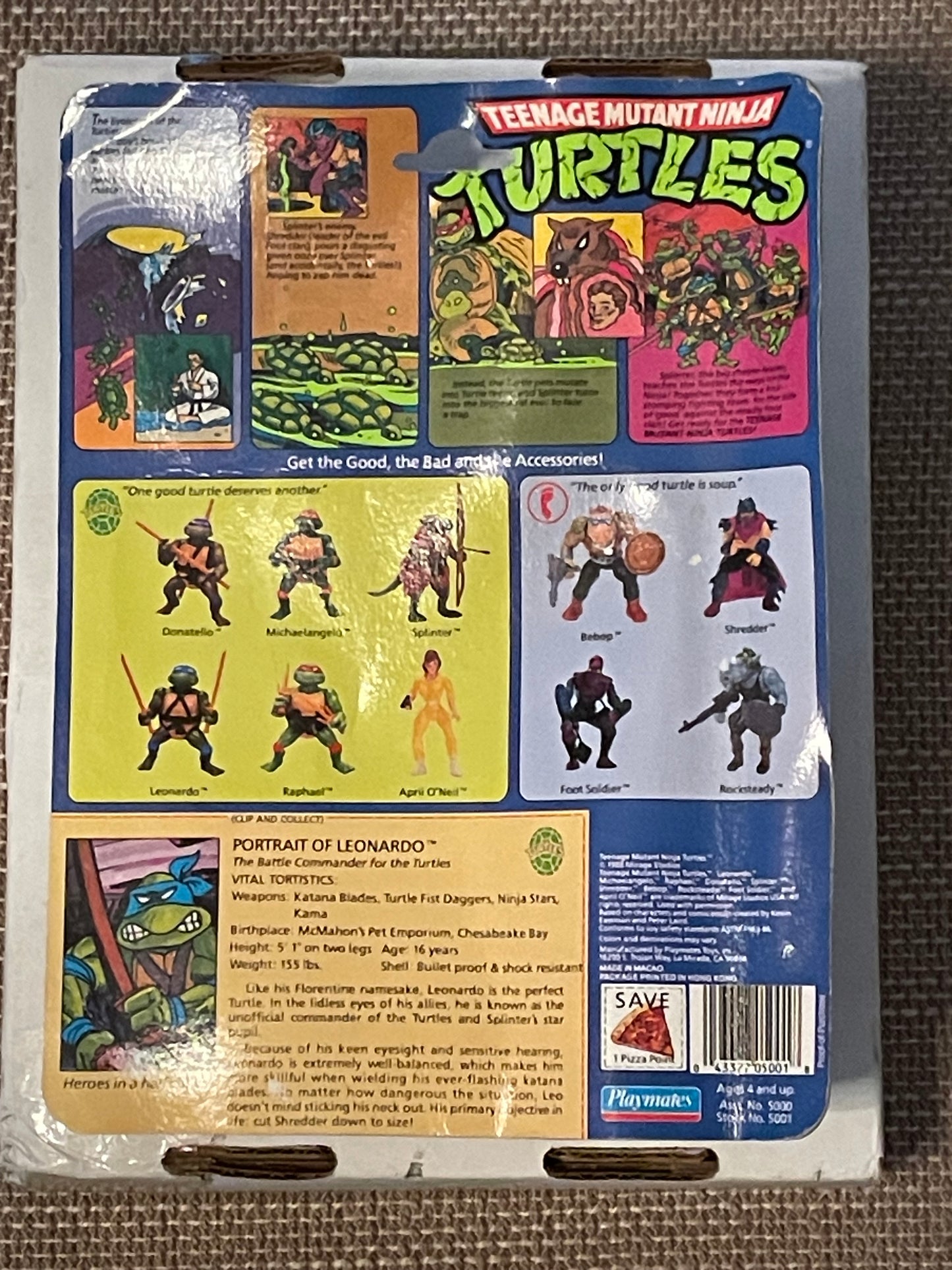 SOLD - Toy = VINTAGE TMNT FIGURE