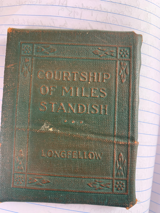 Vintage Little Leather Library Book