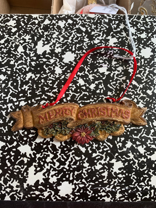 Vtg Christmas Ornament