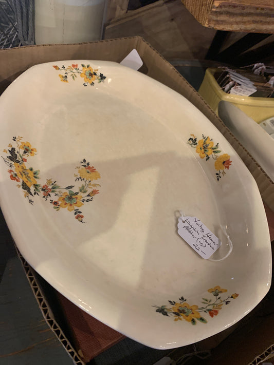 Vintage Homer Laughlin Ironstone platter