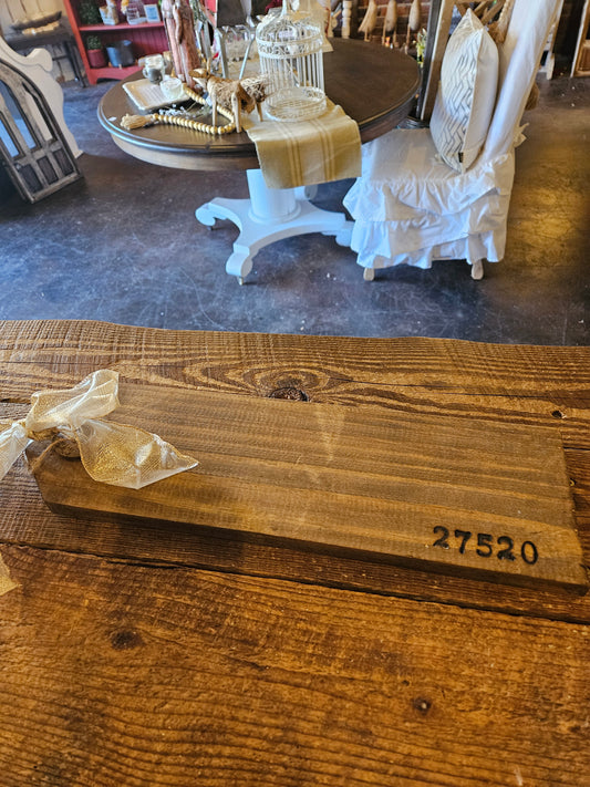 Zip code tag