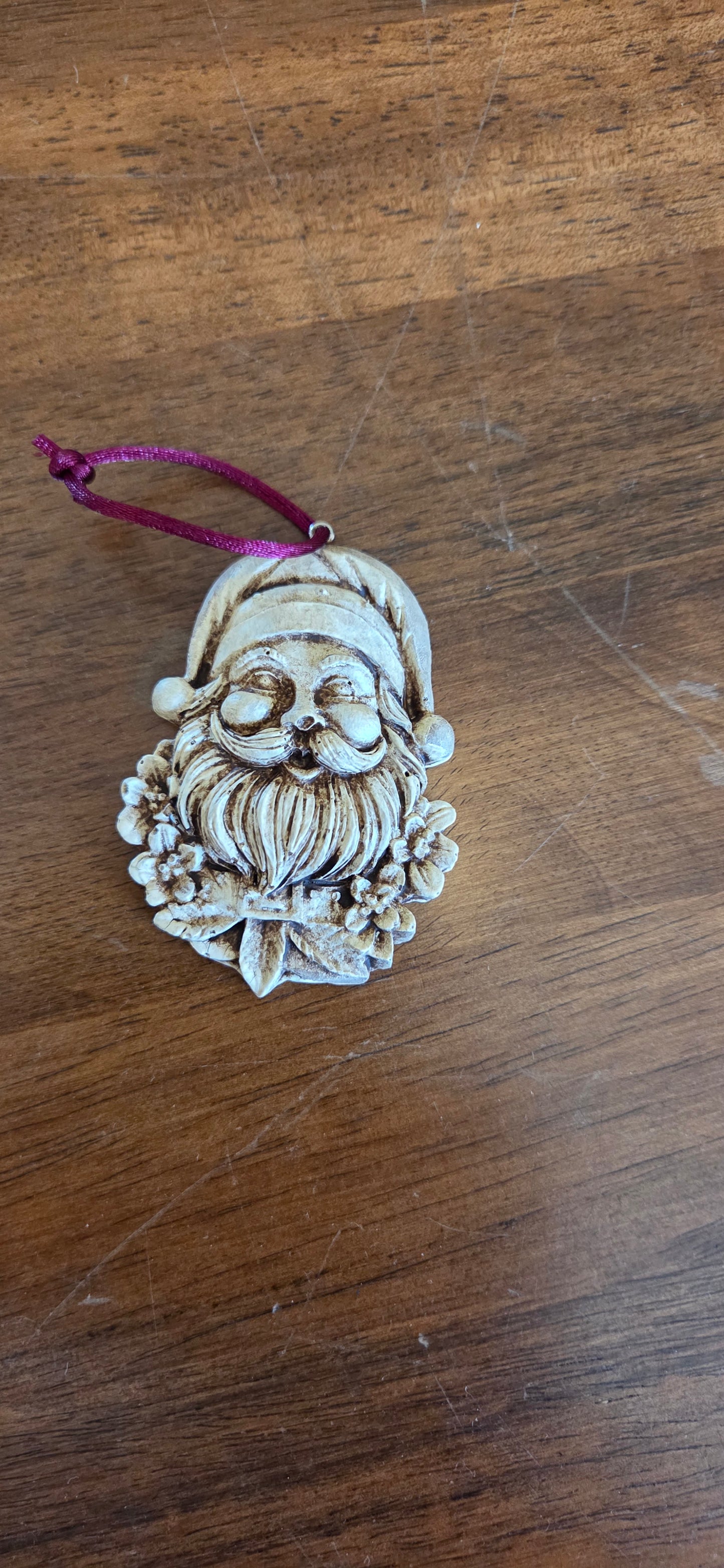 Santa face ornament