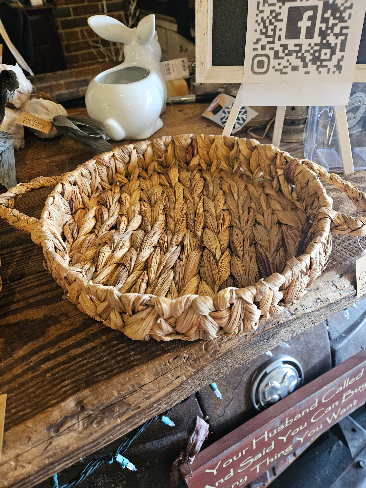 Rattan tray