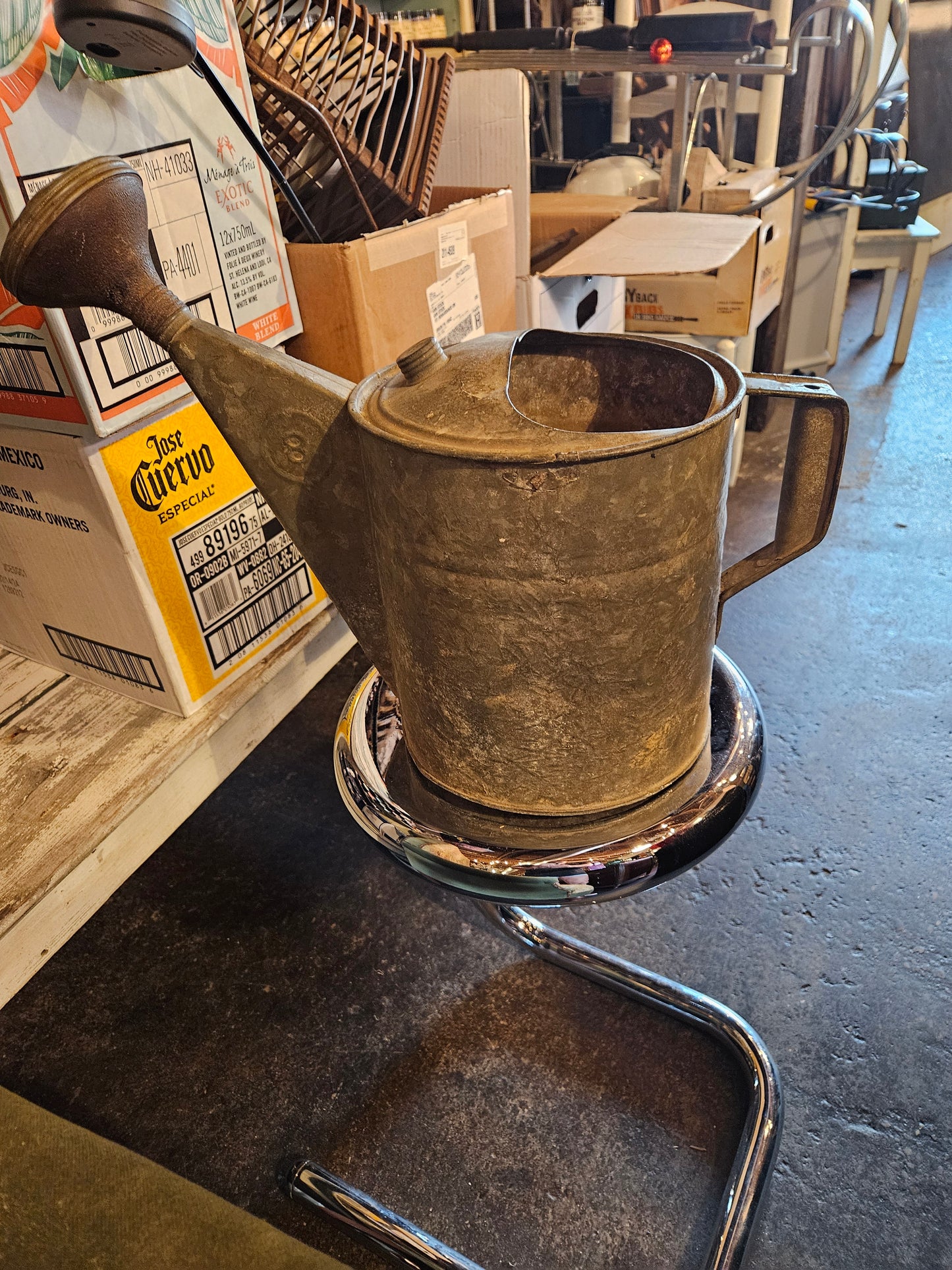 Antique Galvanized Watering Cans