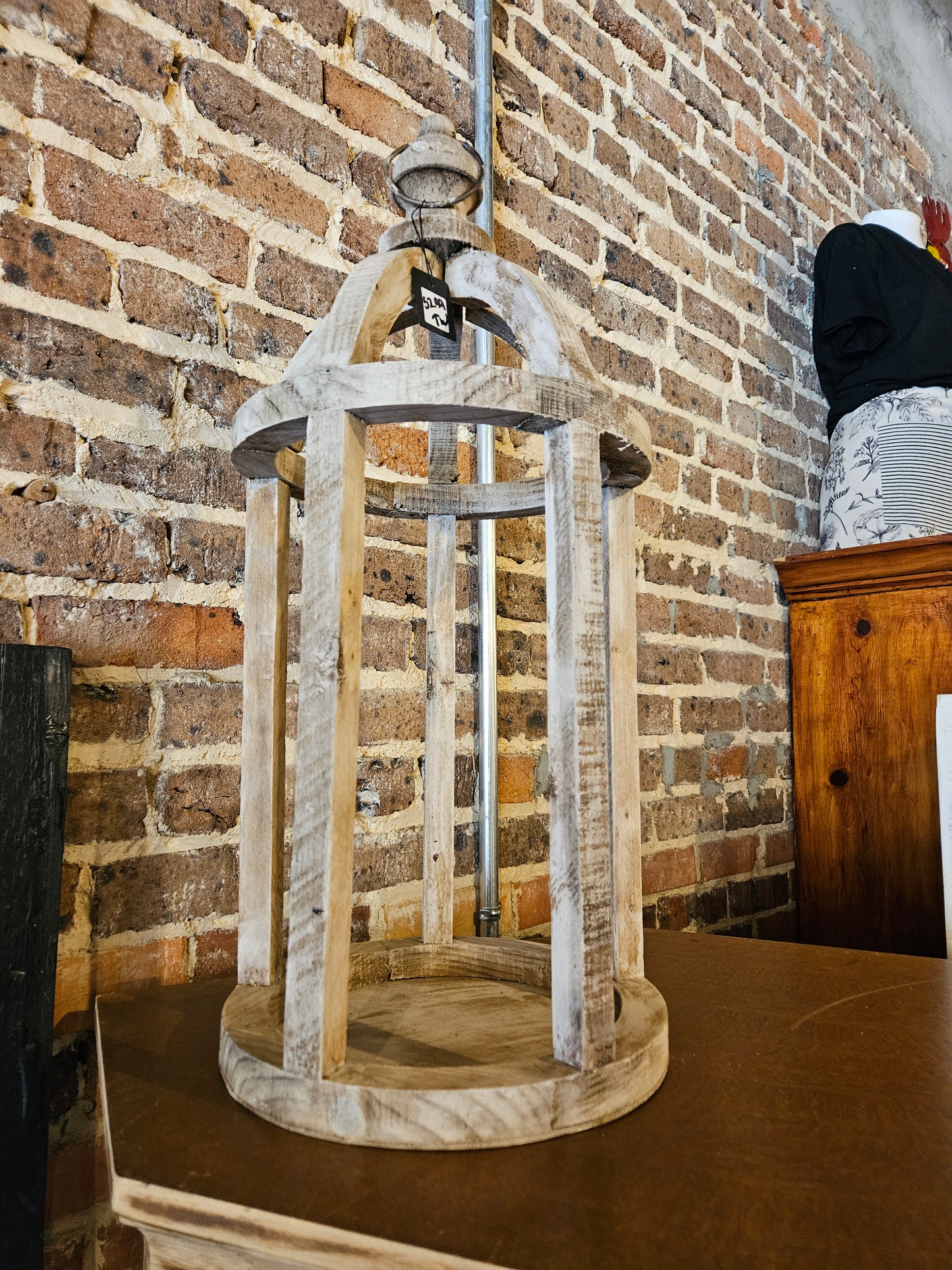 Wood lantern
