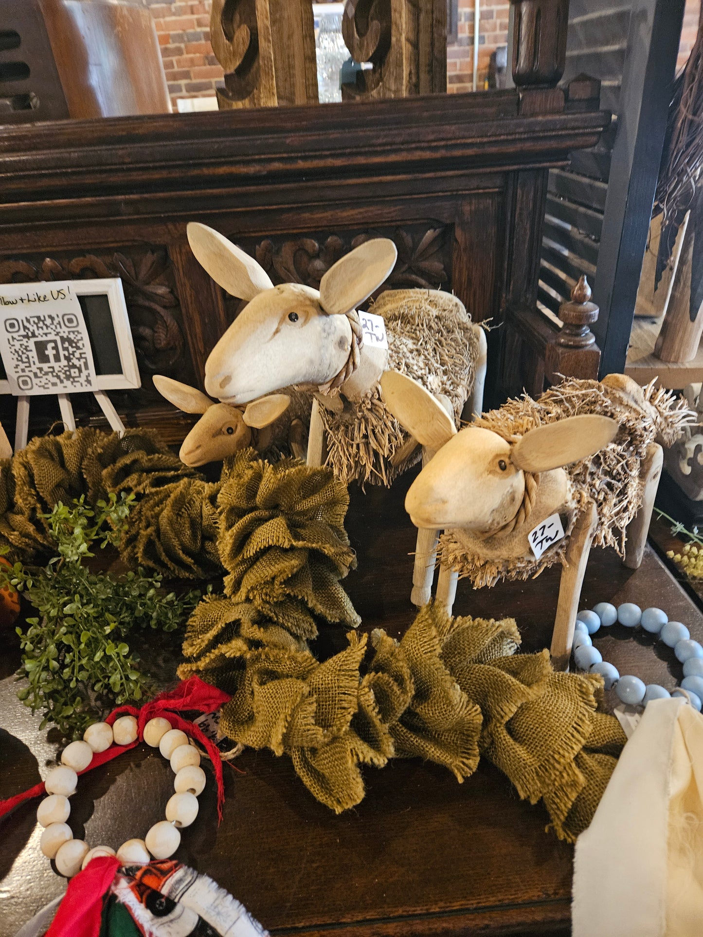 Wooden animals
