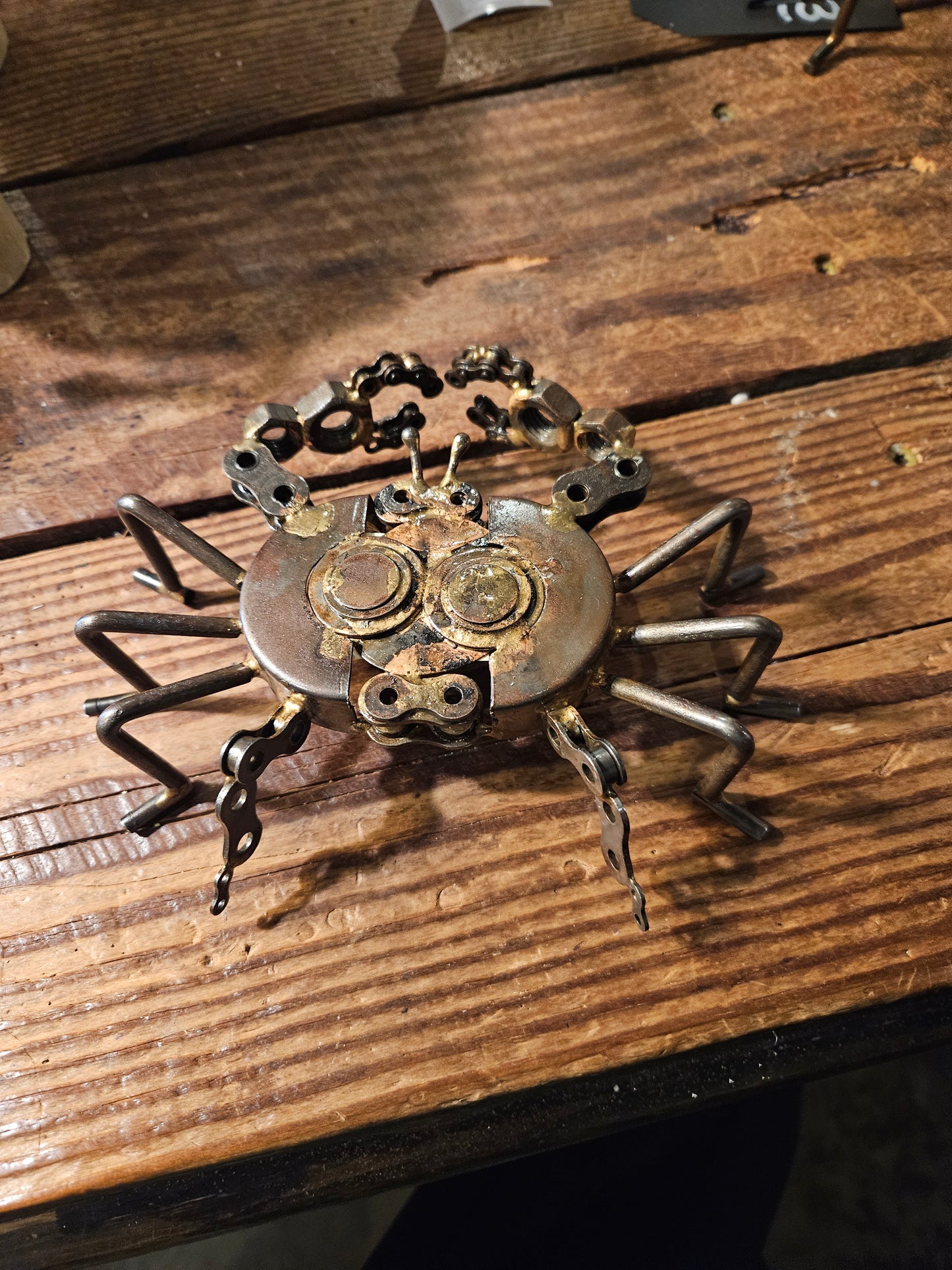 Metal crab