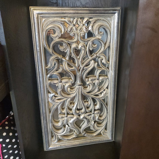 Silver decorative frame