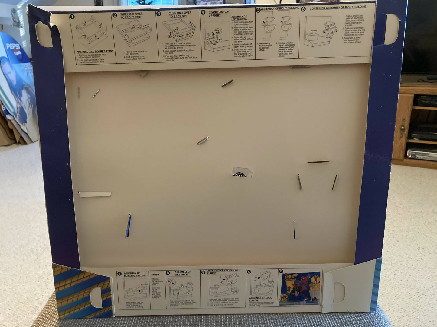 Advertising = SPIDER-MAN HAPPY MEAL DISPLAY 1995!!