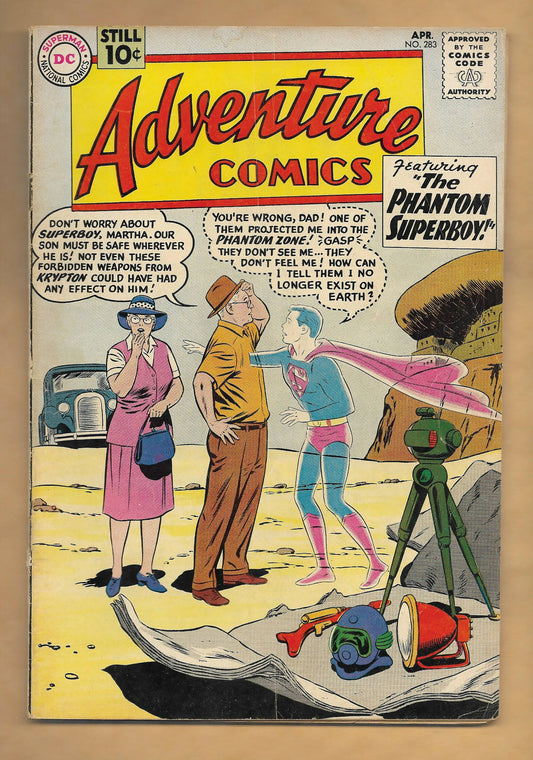Comic Book = ADVENTURE COMICS #283 - 1ST GENERAL ZOD & PHANTOM ZONE!