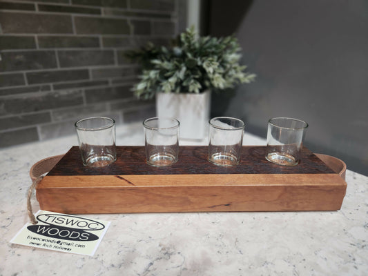 Reclaimed Wood Drink Flight