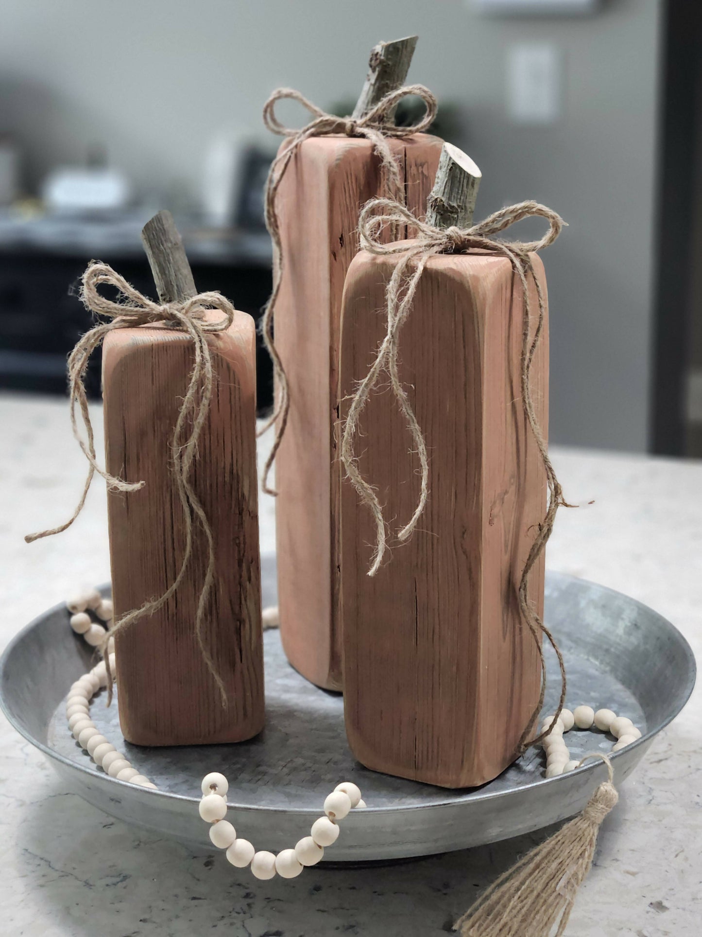 Reclaimed Wood Pumpkins (Set of 3)