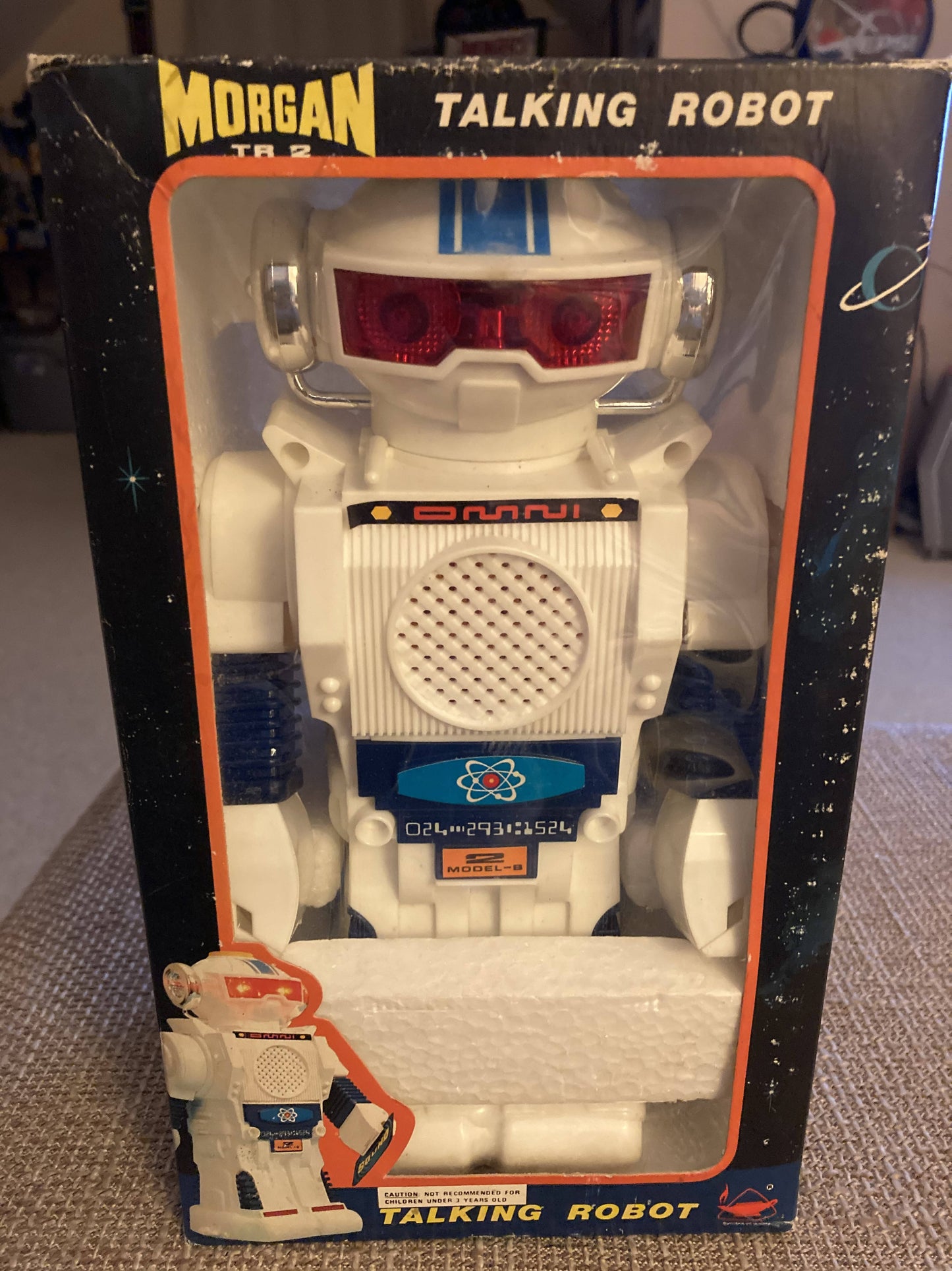 Toys = MORGAN TR 2 ROBOT MIB & WORKING!!