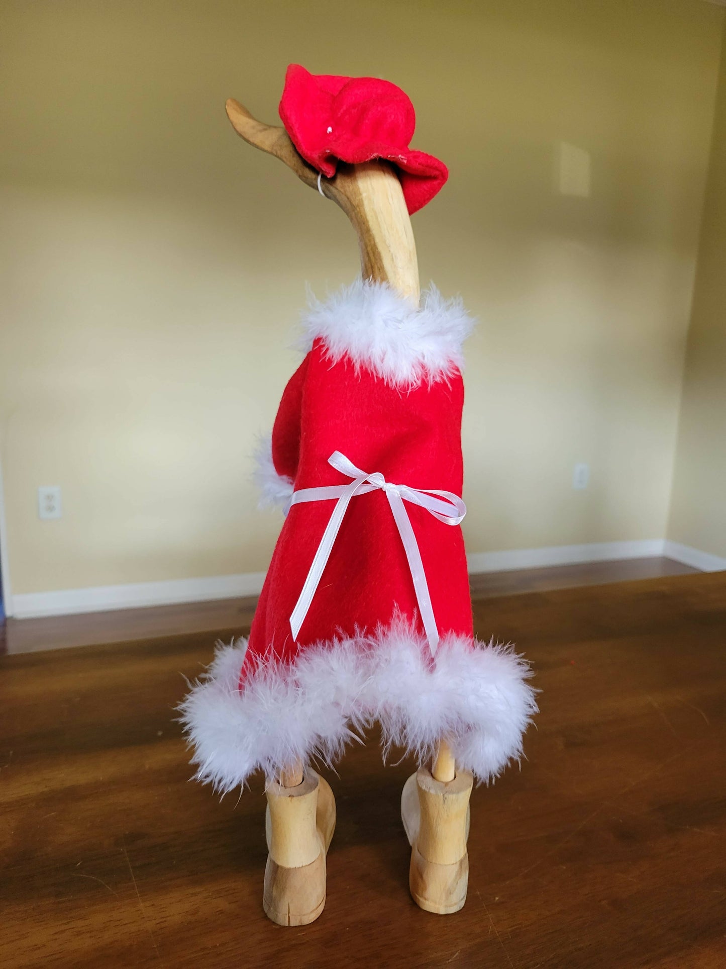 Mrs. Claus Duck outfit