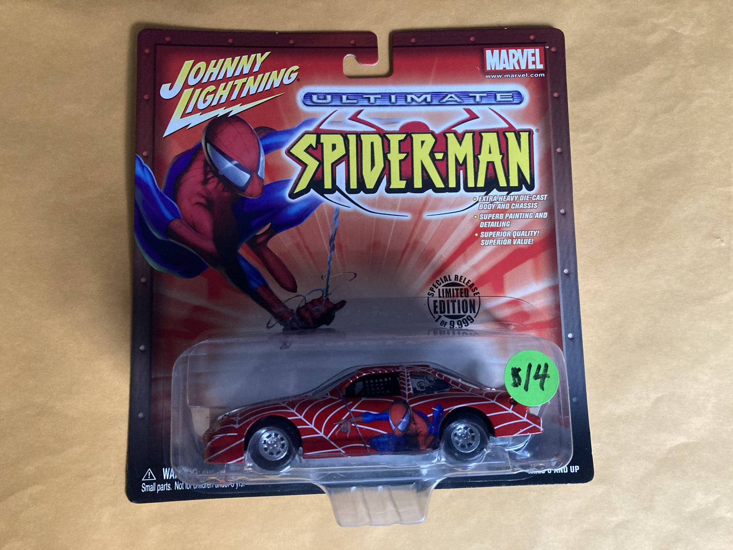 Toy = Johnny Lightning Ultimate Spider-Man Car - 1:43 scale from 2002