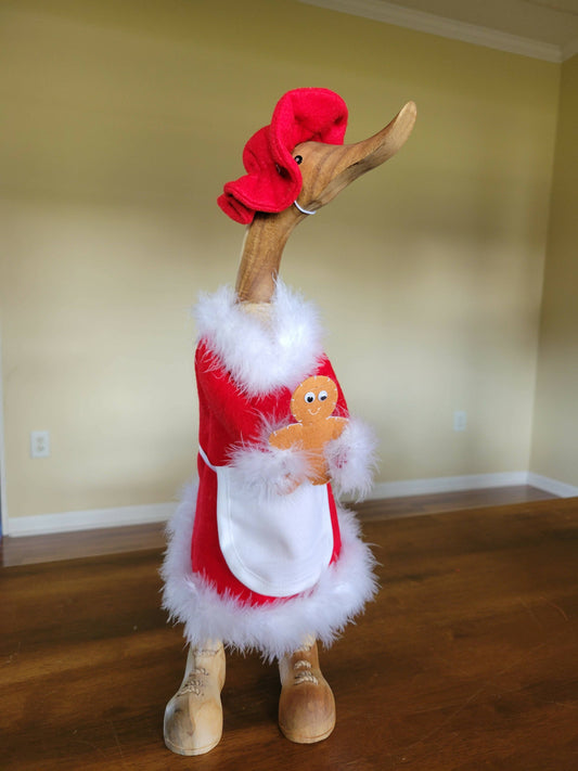 Mrs. Claus Duck outfit