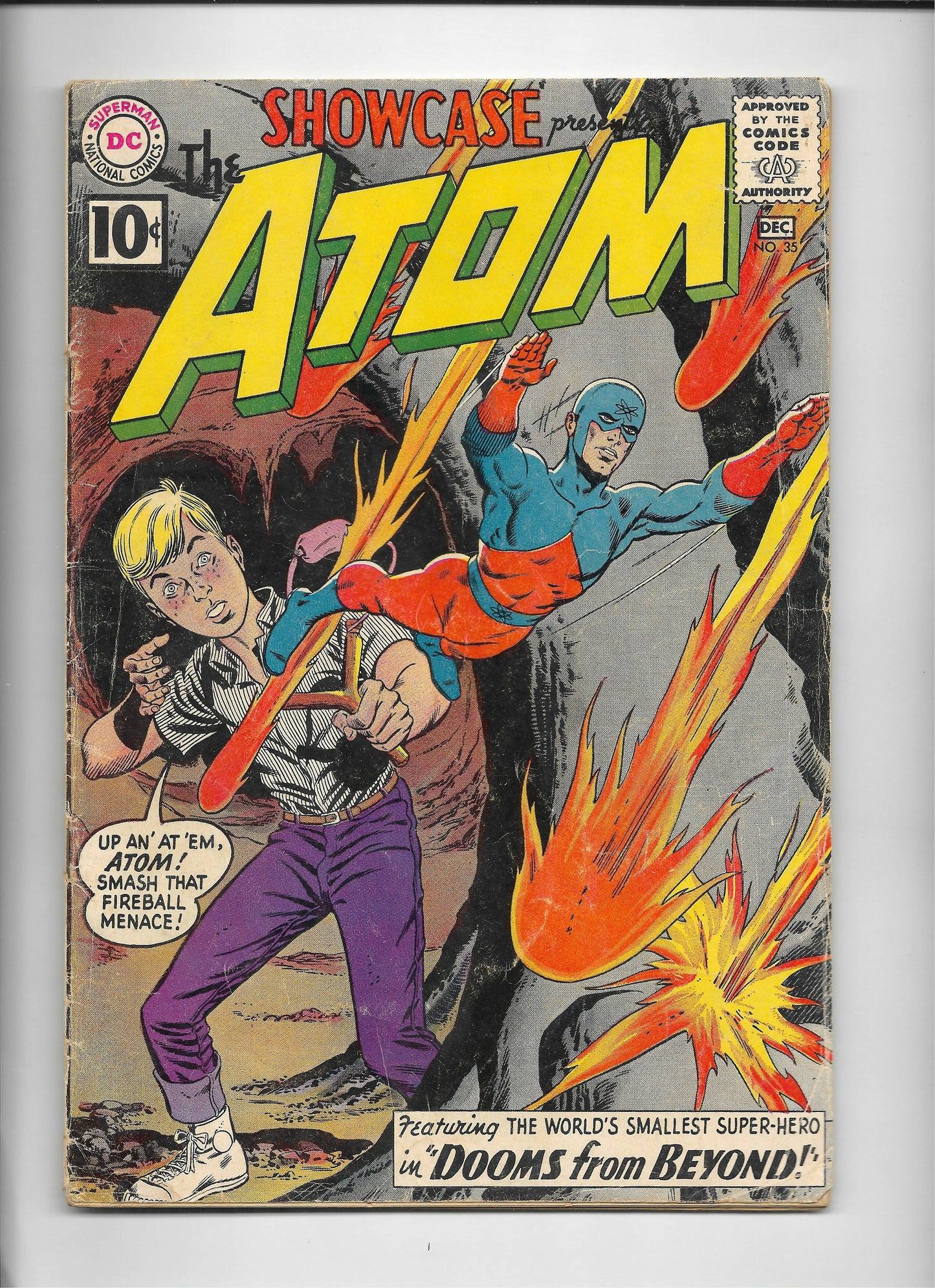 Comic Book = SHOWCASE #35(1961 - 2ND SILVER-AGE ATOM!