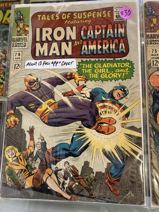 TALES OF SUSPENSE #76 - 1ST FULL APP. OF SHARON CARTER (AGENT 13)!