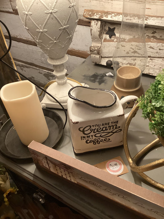 “Creamer” Ceramic Night Light