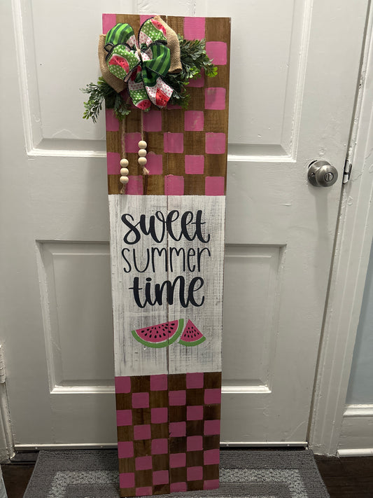 Summer time porch sign