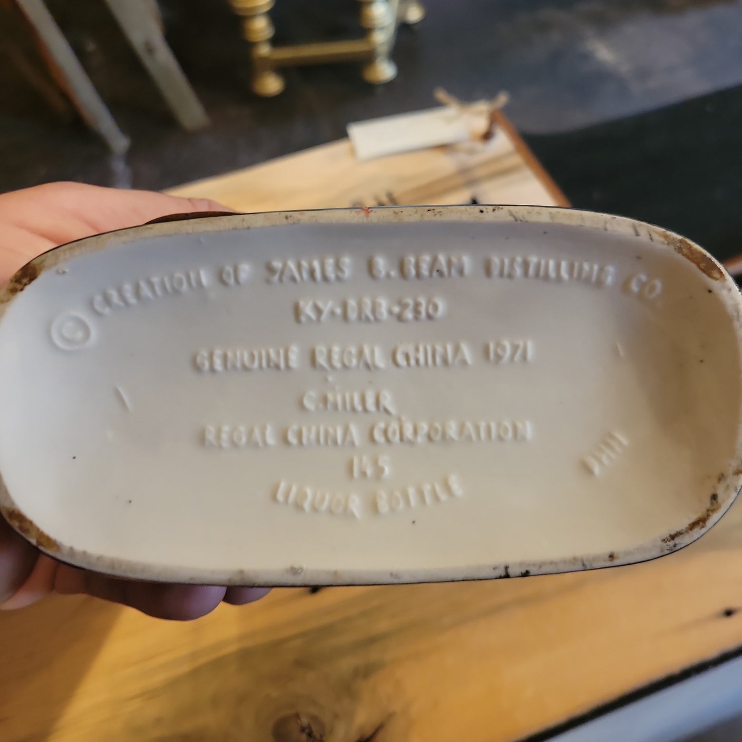 Jim Beam Decanter-Vintage Chicago Fire Collectable