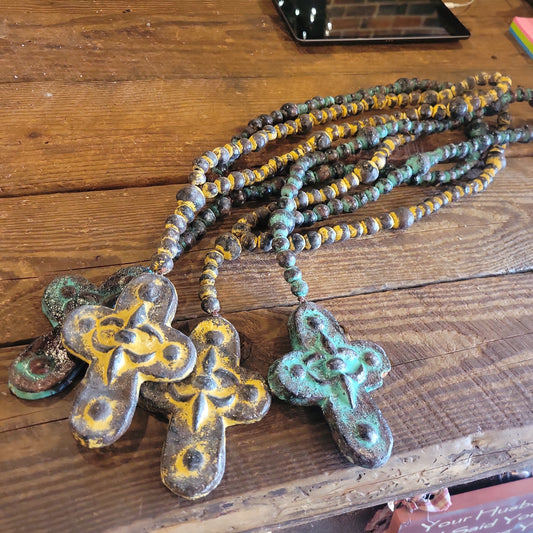 Clay Cross Beads