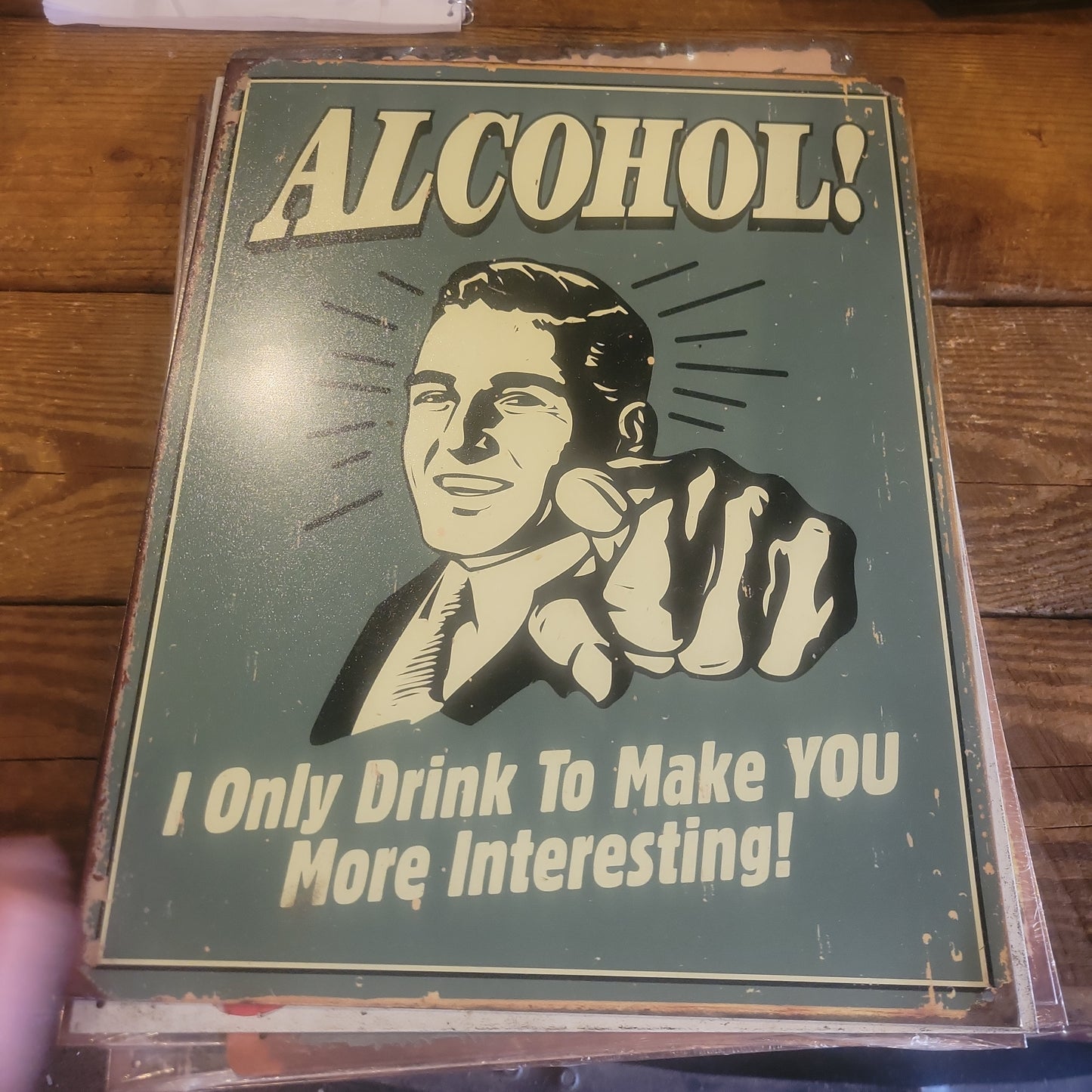 Tin Sign
