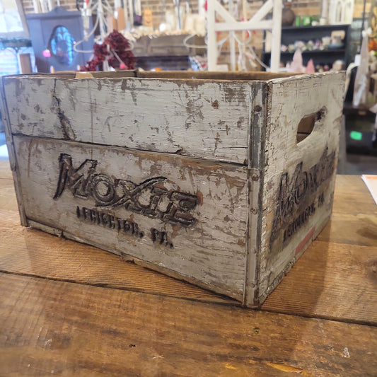 Antique Moxie Soda Crate