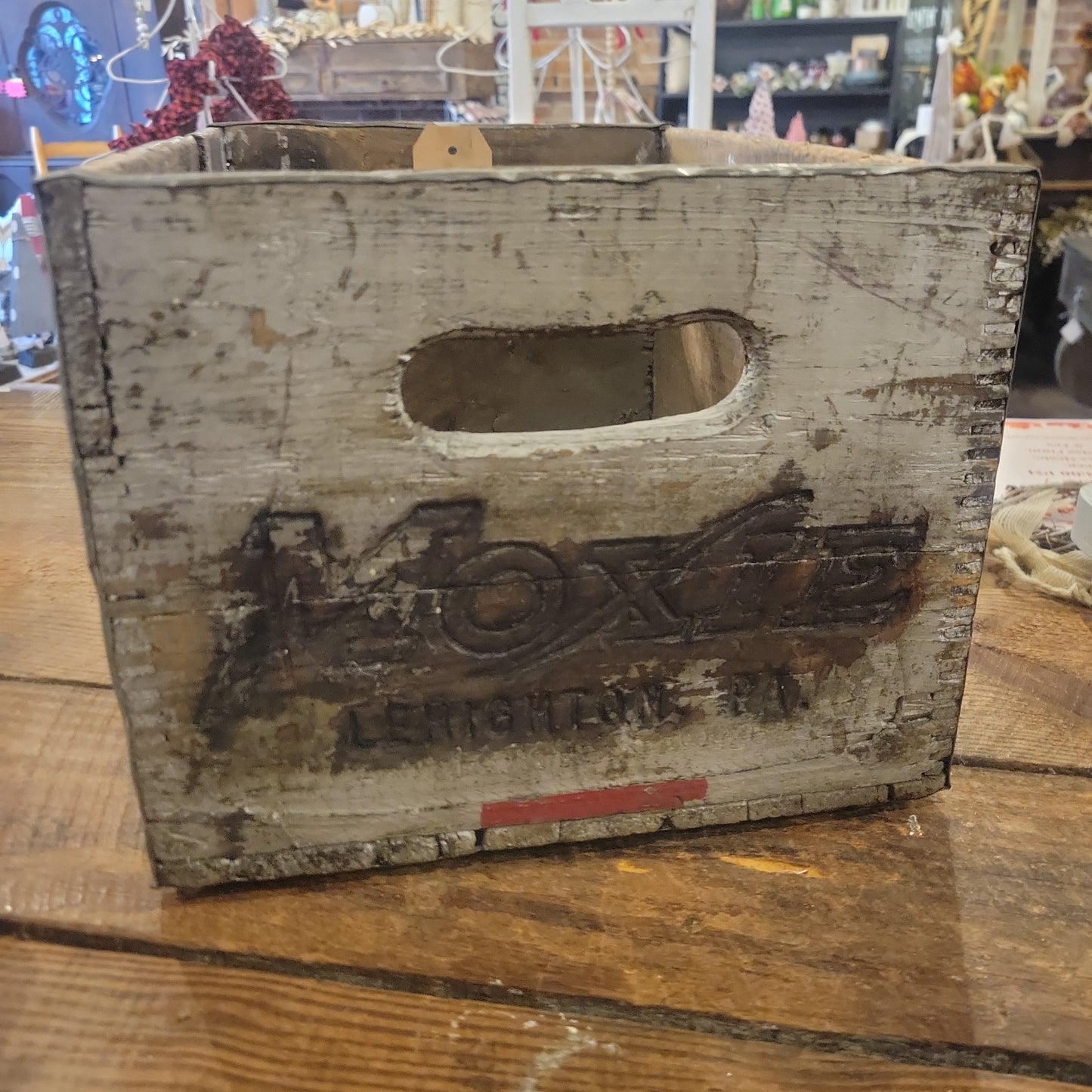 Antique Moxie Soda Crate