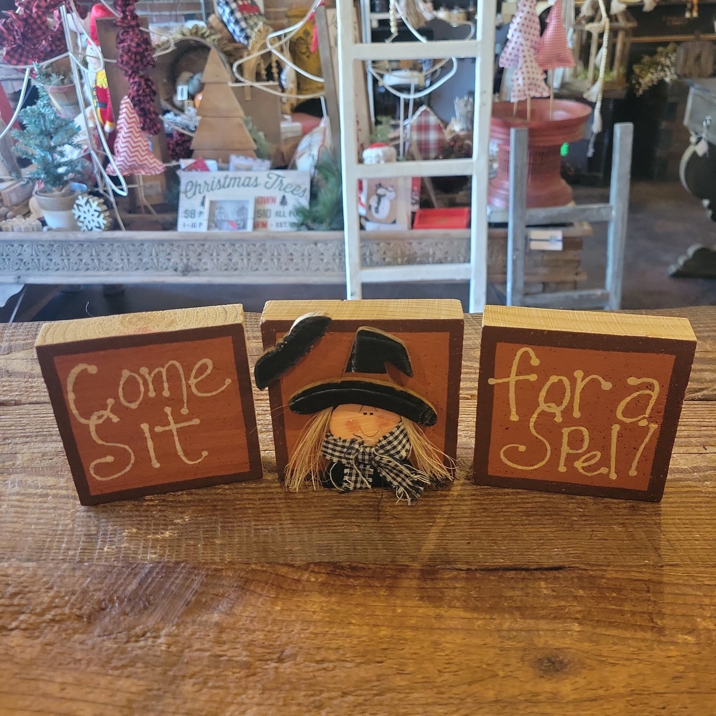 Fall decor/Sit for a Spell