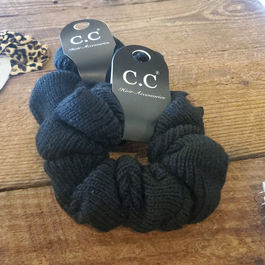 C.C. hair scrunchie cordaroy