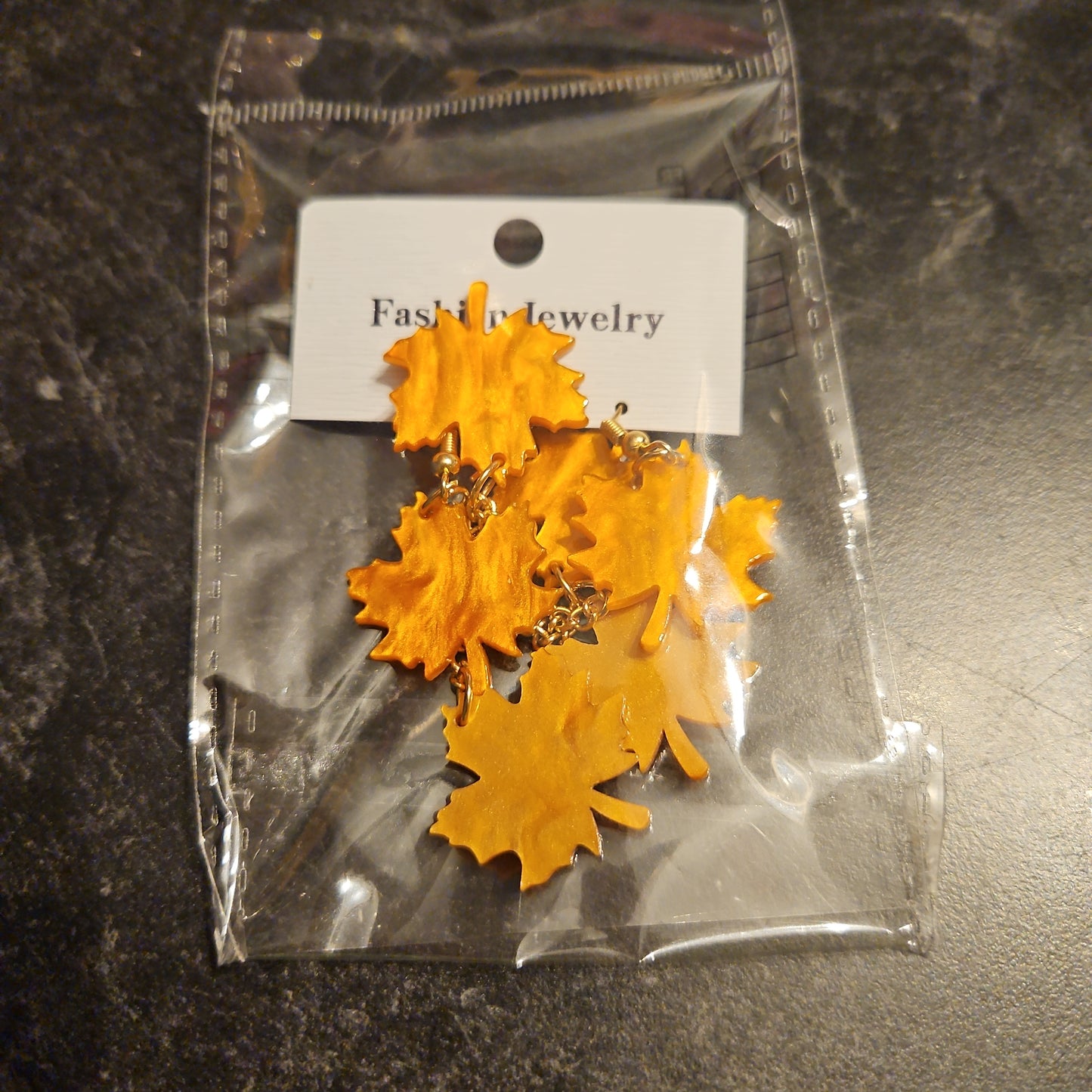 Fall leaves earrings
