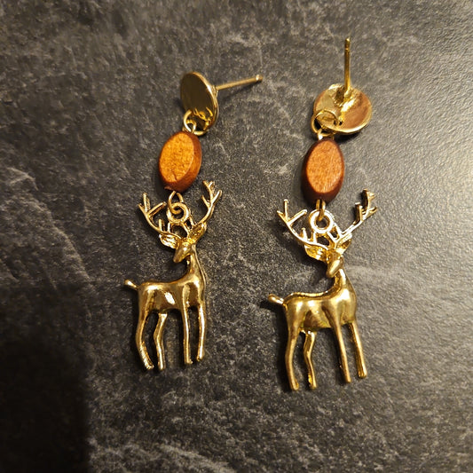 Deer earrings