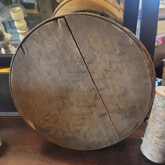 Antique Cheese Round Box