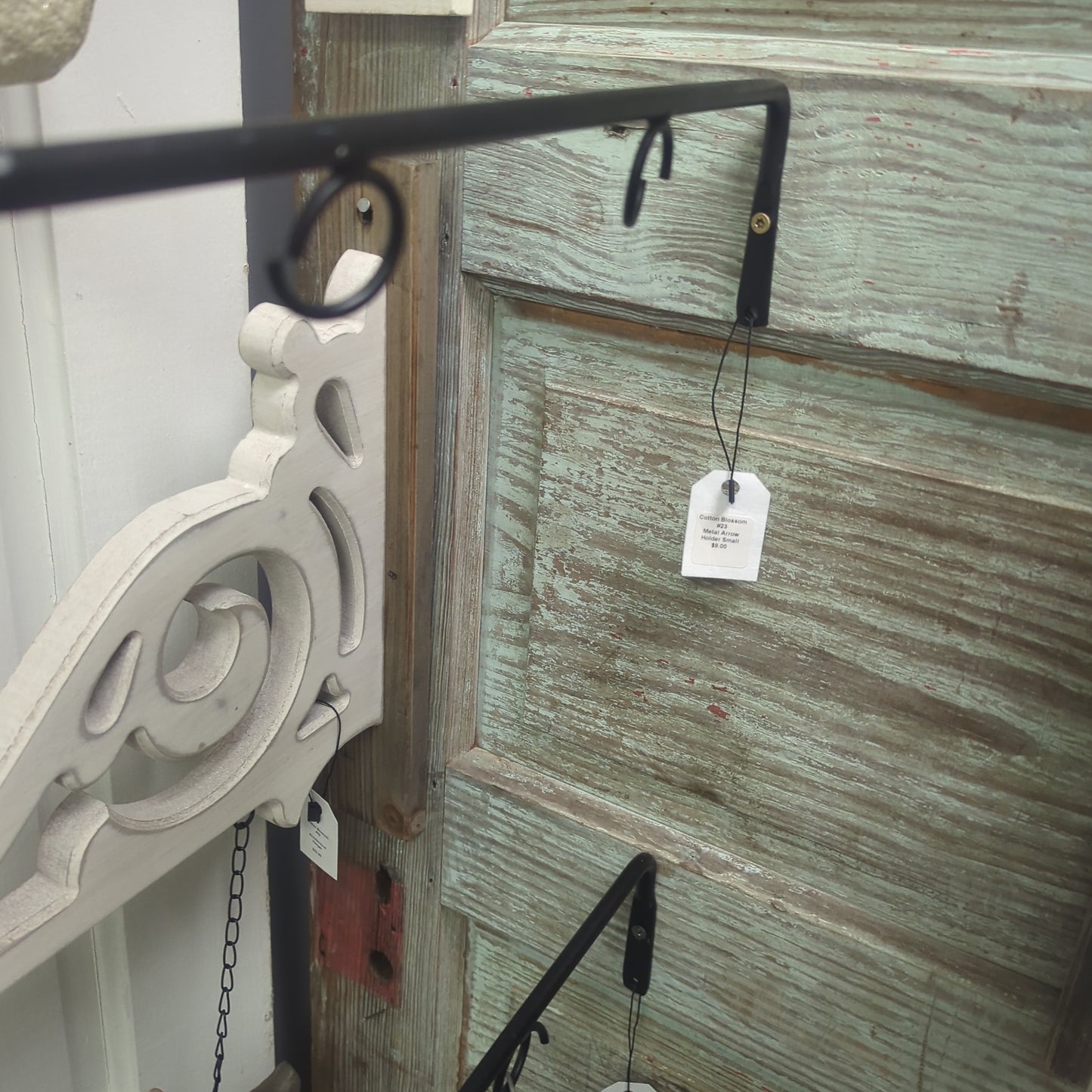 Black Metal Sign/Decor Hanger