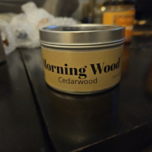 Morning wood adult candle