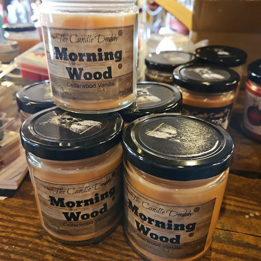 Morning wood adult candle