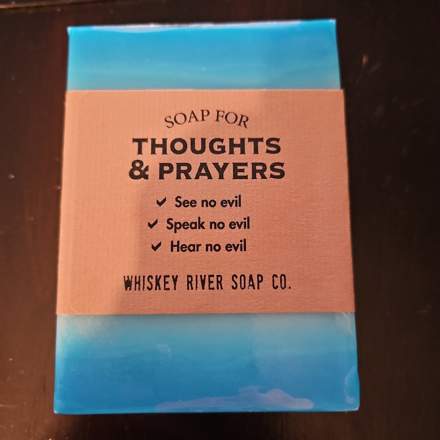 Thoughts and prayers soap