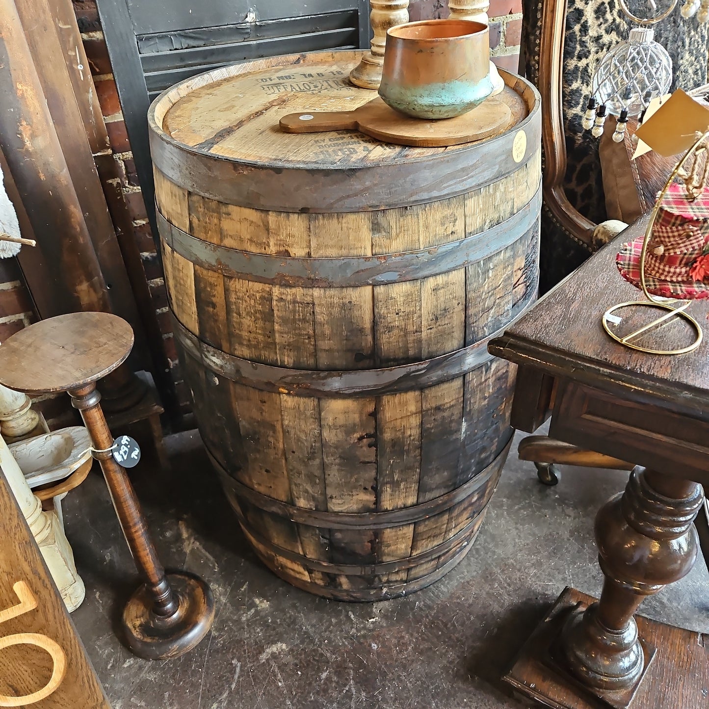 Buffalo trace whiskey barrel