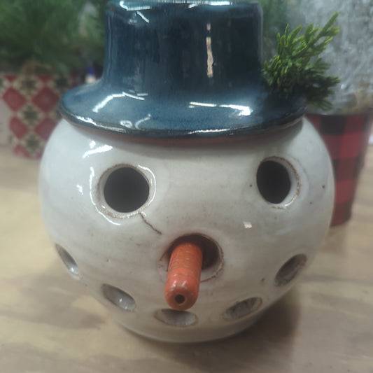 Snowman Pottery