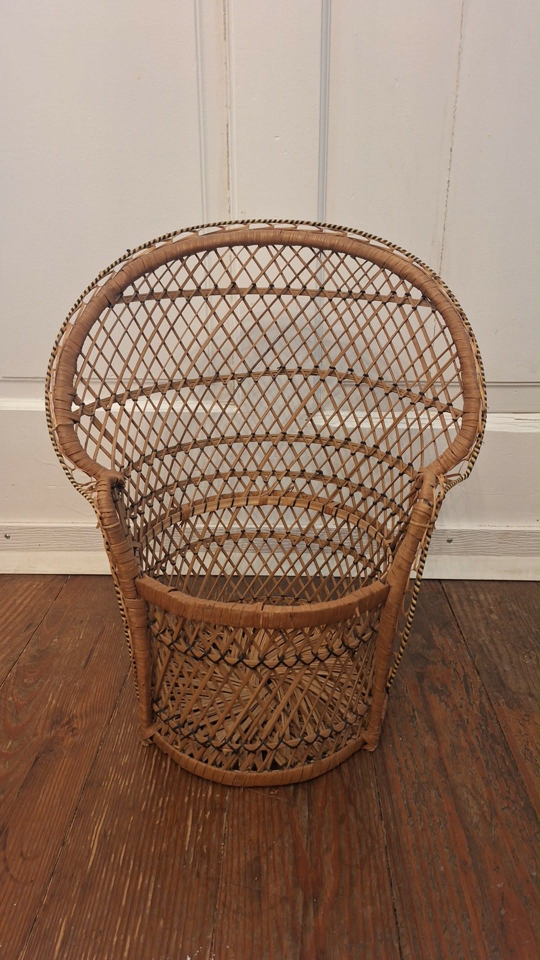 16" Wicker Chair Planter